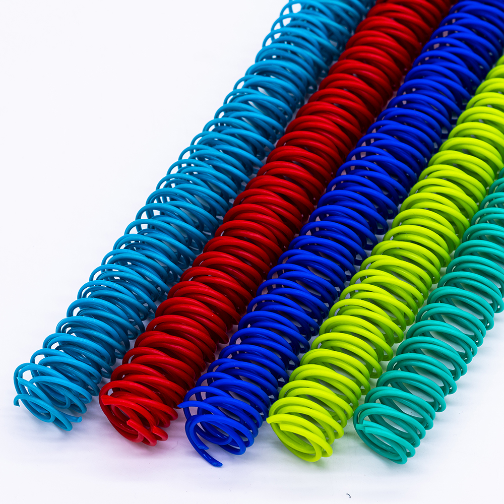 Plastic PVC Single Loop Wire O Book Binding Spiral Coil
