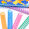 Plastic PVC Single Loop Wire O Book Binding Spiral Coil