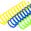 Plastic PVC Single Loop Wire O Book Binding Spiral Coil