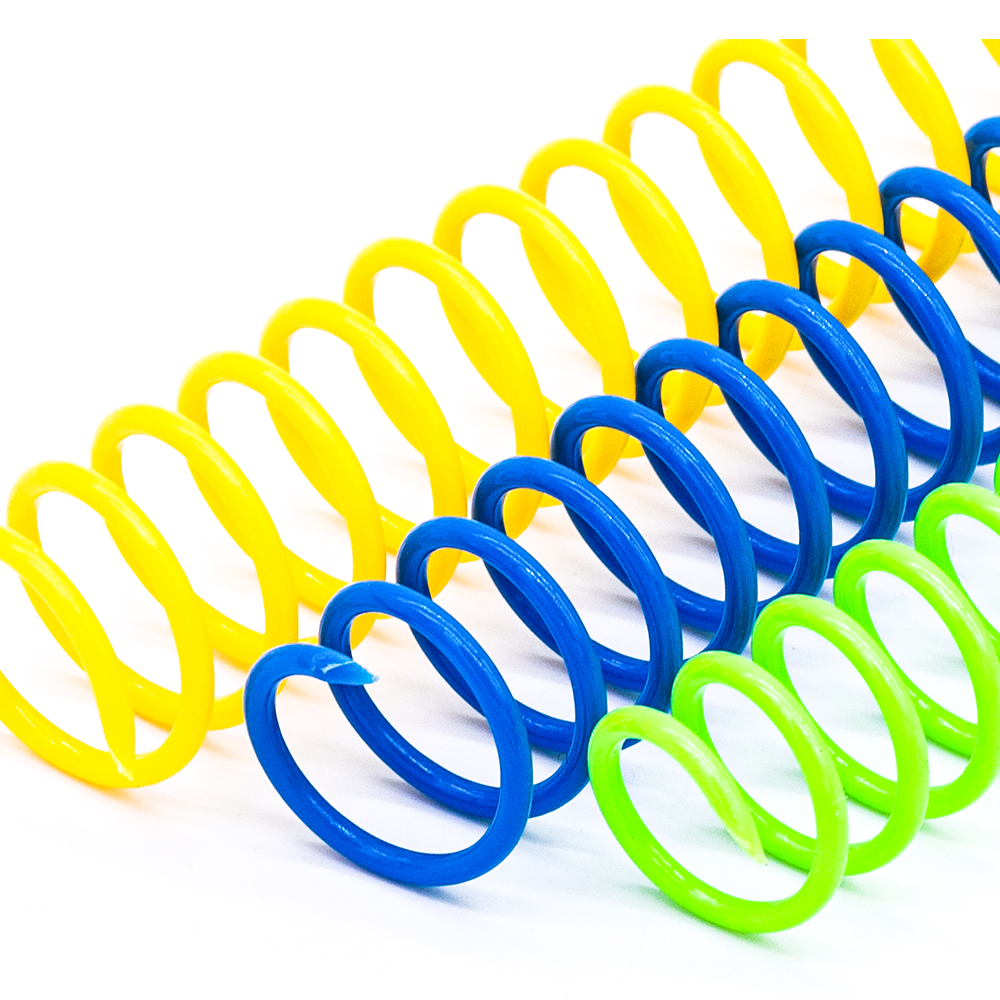 Plastic PVC Single Loop Wire O Book Binding Spiral Coil